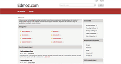Desktop Screenshot of edmoz.com